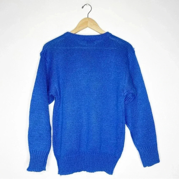 Adell barre Vintage Christmas Tree Holiday Sweater Size Medium - Picture 3 of 7